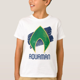 Camiseta Liga de la Justicia Símbolo de clepillo y alfófon