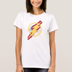 Camiseta Liga de la Justicia Símbolo de flash de pincel y