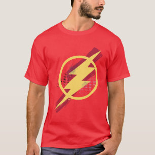 Camiseta Liga de la Justicia Símbolo de flash de pincel y