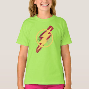 Camiseta Liga de la Justicia Símbolo de flash de pincel y