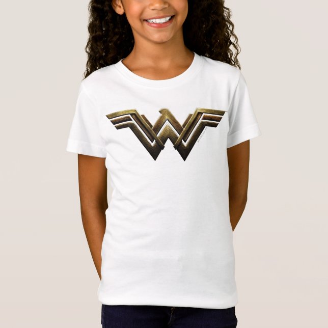 Camiseta Liga de la Justicia | Símbolo de mujer maravilla m (Anverso)