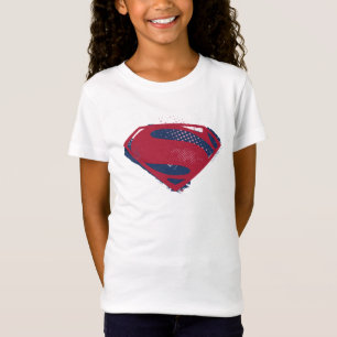 Camiseta Liga de la Justicia   Símbolo de Superman de broch