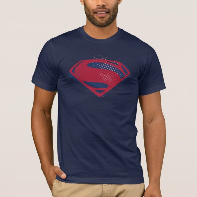 Camiseta Liga de la Justicia | Símbolo de Superman de broch (Anverso)