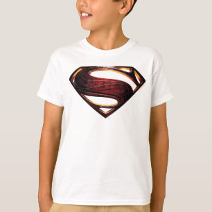 Camiseta Liga de la Justicia  Símbolo de superman metálico
