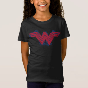 Camiseta Liga de la Justicia Símbolo mujer maravilla cepil
