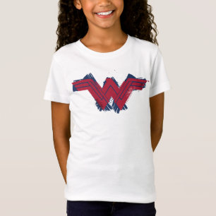 Camiseta Liga de la Justicia Símbolo mujer maravilla cepil