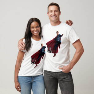 Camiseta Liga de la Justicia   Superman En Battlefield