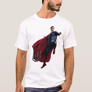 Camiseta Liga de la Justicia Superman En Battlefield
