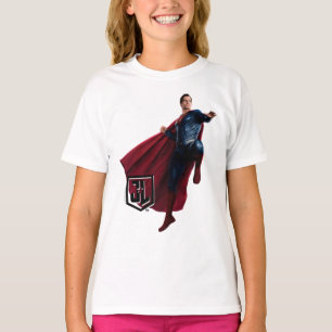 Camiseta Liga de la Justicia   Superman En Battlefield
