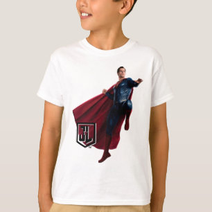 Camiseta Liga de la Justicia  Superman En Battlefield