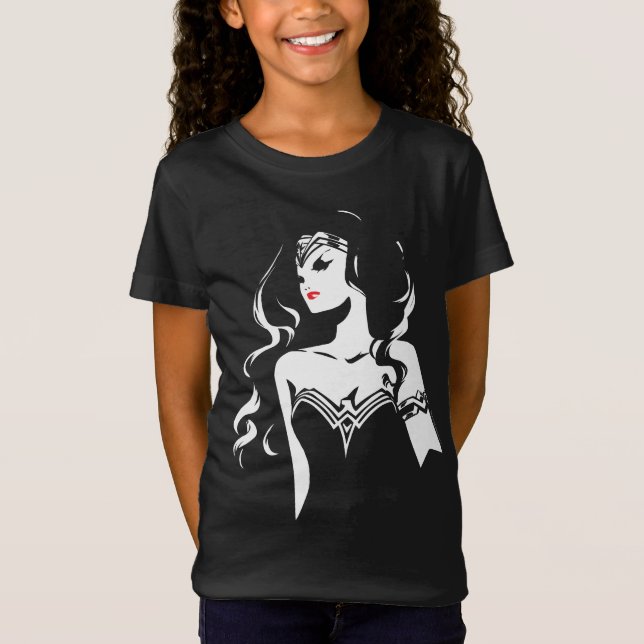 Camiseta Liga de la Justicia | Wonwoman Noir Pop Art (Anverso)