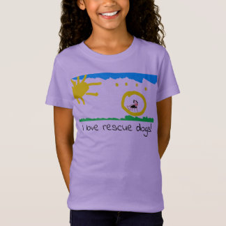 Camiseta liga del rescate del parásito de la ayuda k9