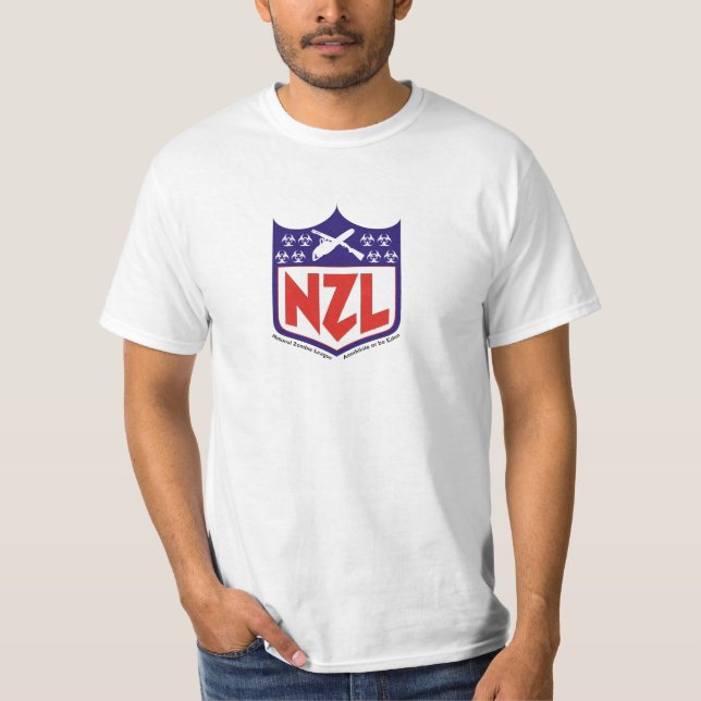 Camiseta Liga nacional del zombi (Anverso)