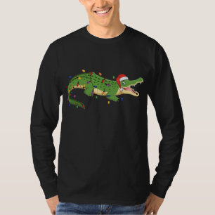 Camiseta Ligador lindo con Navidades Gorras de Santa Claus 