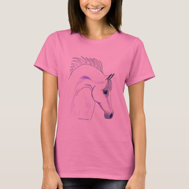 Camiseta ligera árabe de las señoras Longsleeve de (Anverso)