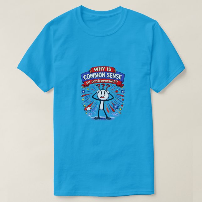 Camiseta Ligera Common Sense (10a) (Diseño del anverso)