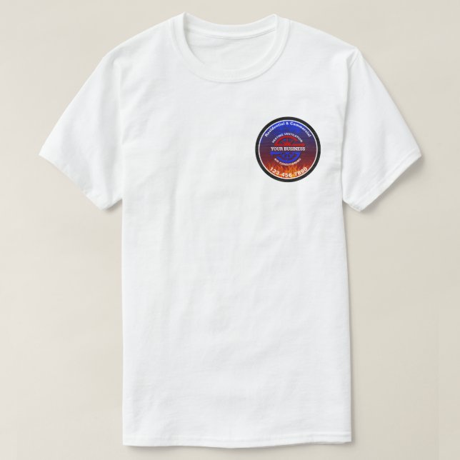Camiseta ligera de calefacción y aire acondicionad (Diseño del anverso)