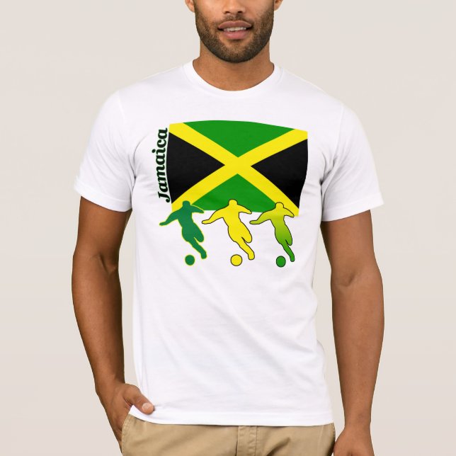 Camiseta ligera de Jamaica del fútbol (Anverso)