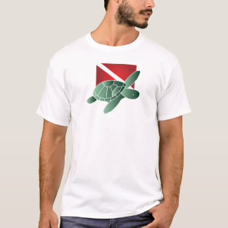 Camiseta ligera de la bandera de la tortuga