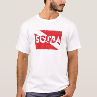 Camiseta ligera de la bandera de Scuba