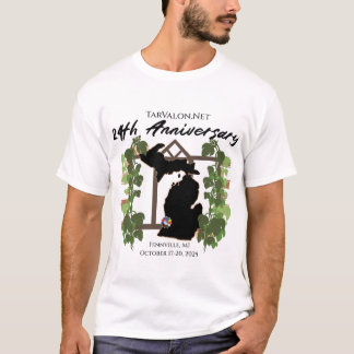 Camiseta ligera de la fiesta del 24º aniversario d