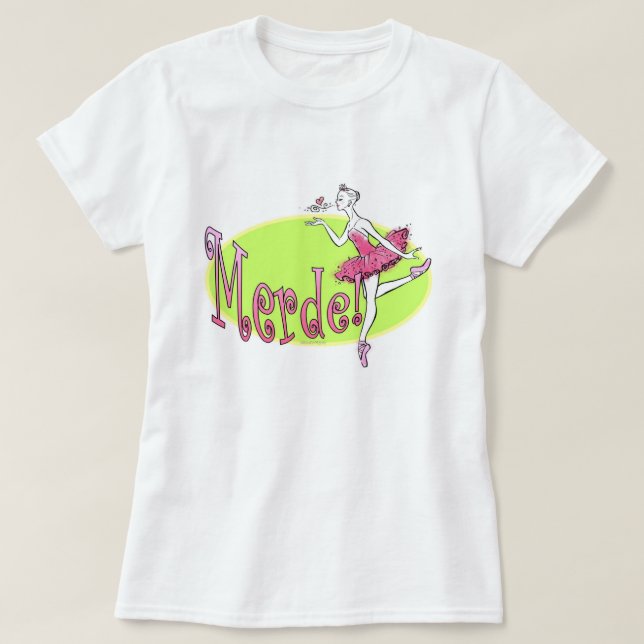 Camiseta ligera de Merde (Diseño del anverso)