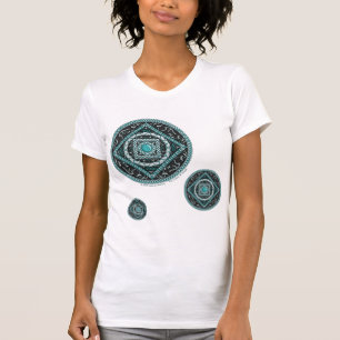 Camiseta ligera de mujer con mandala de Acuario