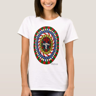 Camiseta Ligera de Navidad Juguetona para Mujeres