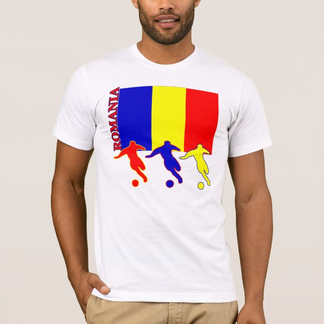 Camiseta ligera de Rumania del fútbol (Anverso)