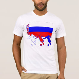 Camiseta ligera de Rusia del fútbol