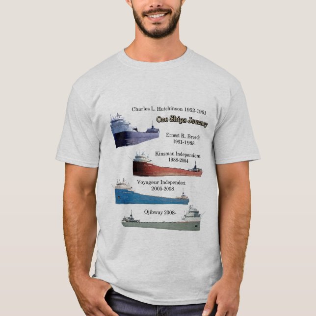 Camiseta ligera de viaje de un buque (Anverso)
