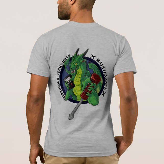 Camiseta ligera del diseño "original" (Reverso)