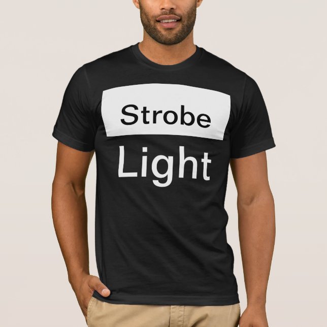 Camiseta ligera del estroboscópico (Anverso)