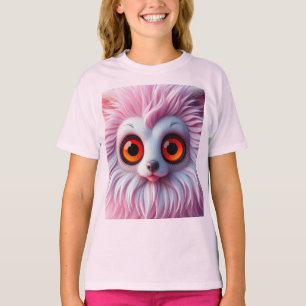 Camiseta Ligero-Rosa-Cute