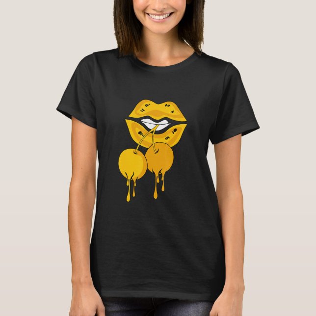 Camiseta Ligeros lúcidos Rasgo Deslizante Coincidencia 1 Po (Anverso)