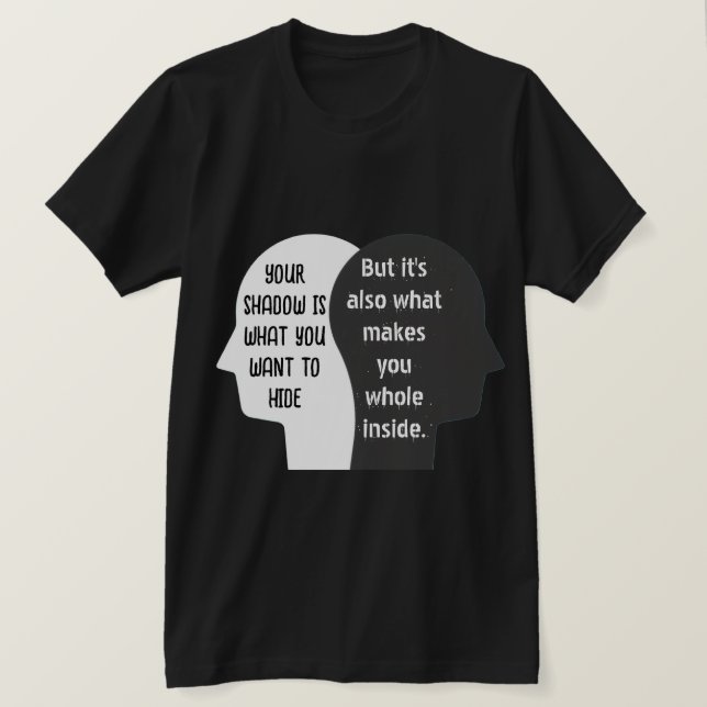 Camiseta Light and Shadow Self t-shirt design (Anverso del diseño)