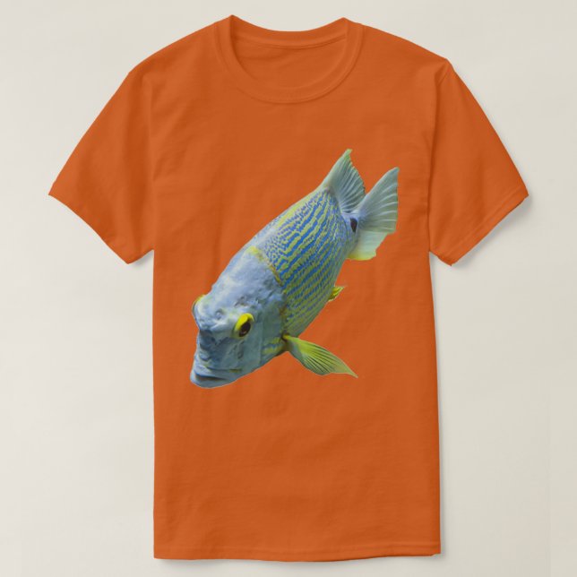 Camiseta Light Blue Fish Classic TShirt (Diseño del anverso)