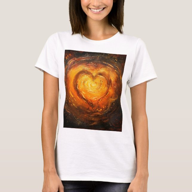 Camiseta Light from Within — Heart Magic Design (Anverso)