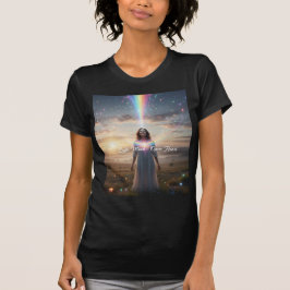 Camiseta Light Mind Open Heart — Divine Feminine Awakening 