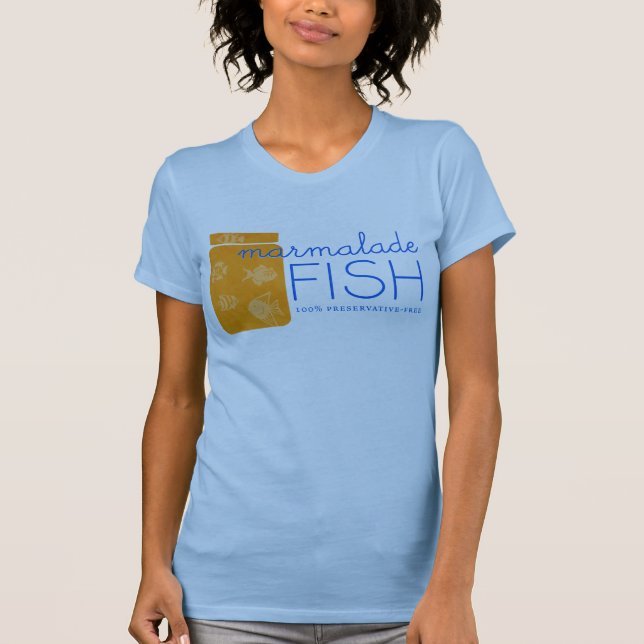 Camiseta *LIGHT SHIRTS* de los pescados de la mermelada (Anverso)