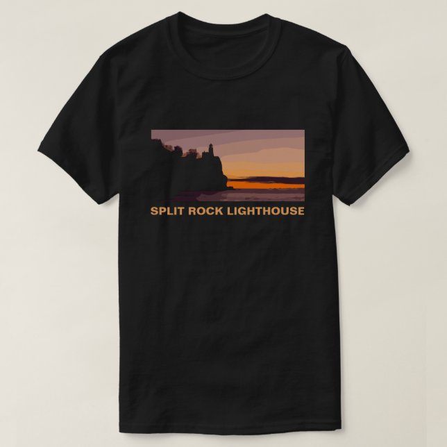 CAMISETA LIGHTHOUSE DE ROCK SPLIT (Diseño del anverso)
