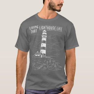 Camiseta Lighthouse Living That Seaside Life Sailing Coasta