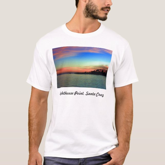 Camiseta Lighthouse Point, Santa Cruz, CA (Anverso)
