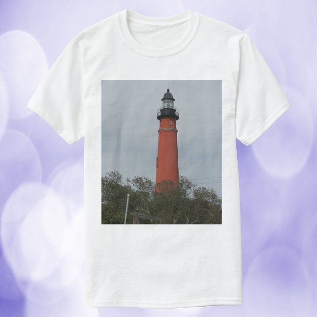 Camiseta Lighthouse Ponce Inlet Florida (A shirt with a photograph of Ponce Inlet lighthouse in Florida.)