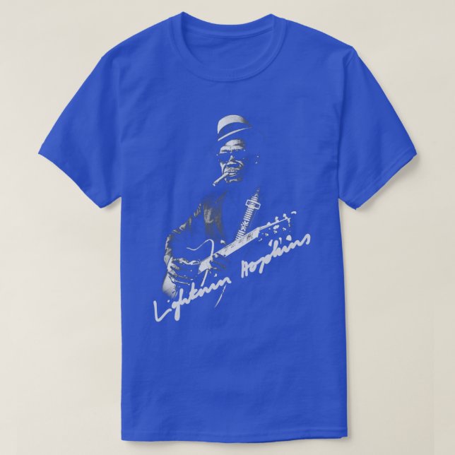 Camiseta Lightnin Hopkins (Diseño del anverso)