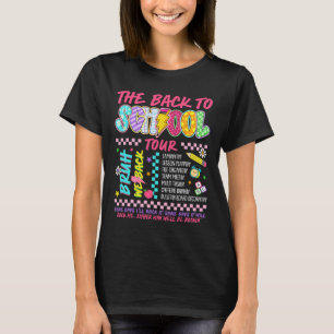 Camiseta Lightning Bolt Abcd Gira De Regreso A La Escuela B