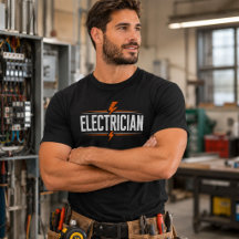 Camiseta Lightning Bolt Camiseta de Electricista V