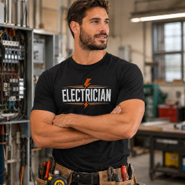 Camiseta Lightning Bolt Camiseta de Electricista V