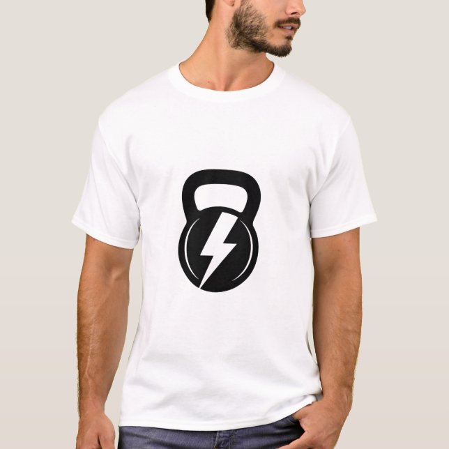 Camiseta Lightning de Poder Dinámico con Kettlebel (Anverso)