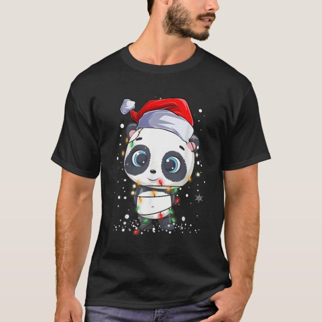 Camiseta Lights Panda (Anverso)